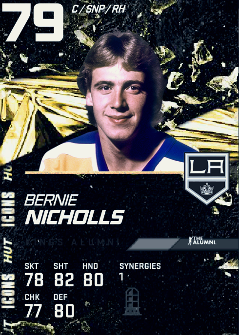 Bernie Nicholls Hockey Stats and Profile at