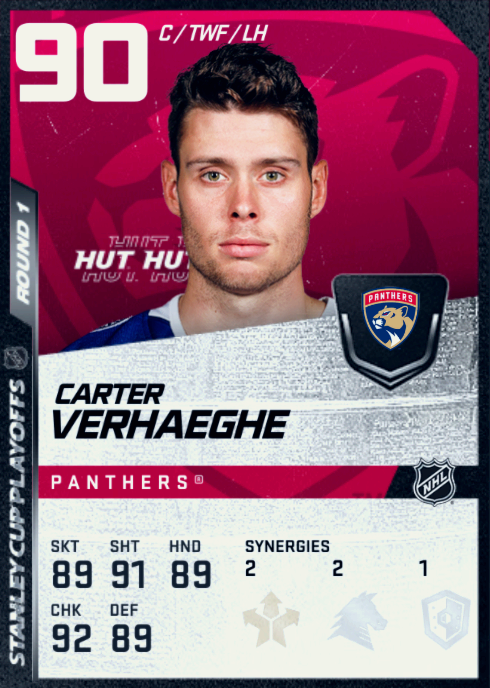 Carter Verhaeghe Hockey Stats and Profile at